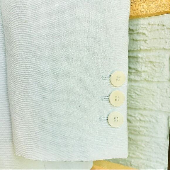 NWT Anthro Maje Light Blue Suit Jacket Blazer - Picture 3 of 9